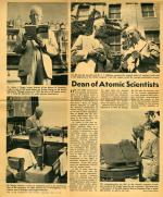 Dean of Atomic Sciences Newspaper Article