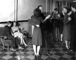 Students have a dance at their dorm, undated