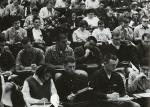 Students in lecture hall, 1966-1967