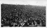 Fans at a M.A.C. vs. University of Michigan football game, ca 1915