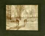 Harvesting Ice on the Red Cedar River, 1900