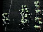 Spartan offense getting ready for a play, 1966