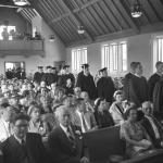 Procession during the dedication of the Alumni Memorial Chapel; June 7, 1952