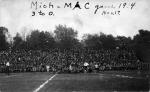 University of Michigan vs. M.A.C. football game, 1914