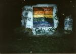 The Rock painted for National Coming Out Day, 1995