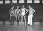 1951 Basketball Team Modeling Uniforms
