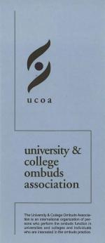 University and College Ombuds Association brochure, undated