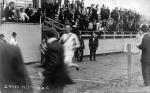Finish of the 2 mile race, Notre Dame vs. M.A.C., 1907
