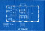 Blue Print for College Hall, First Floor