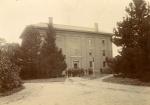 Students in Front of College Hall, circa 1896