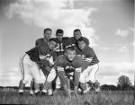 1955 MSU Football Center and Quarterbacks