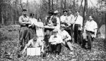 Students on a botany trip, May 1914