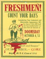 Doomsday Class Rivalry Poster, 1913