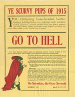 Go To Hell Class Rivalry Poster, 1911