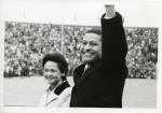 The Whartons at the 1969 Homecoming game