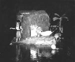 Water Carnival Hawaiian float, 1950s
