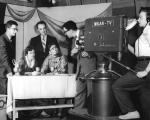 Bay City Players in WKAR TV Studio, 1954
