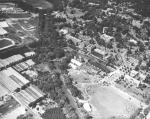 Campus and East Lansing from the Air, 1939