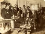 A class works with an electrical generator, 1893