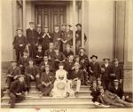 Class picture for the Class of 1887, taken in 1884