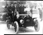 President Roosevelt rides in a Reo Motor car, 1907