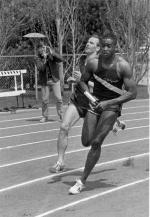 Gene Washington running, 1968
