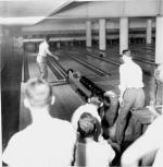 Bowling at the Union Building, 1950