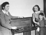 Child recording on a record, date unknown