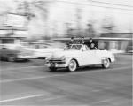 Students driving, ca. 1957