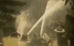 Extinguishing the Williams Hall fire, 1919