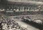 Packed crowd at Jenison Fieldhouse, date unknown