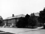 A side view of the Home Management House, 1948