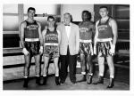 Coach Brotzmann and four boxers, date unknown