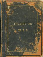 Cover Class Album, 1886