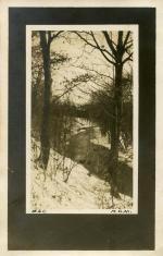 Red Cedar River during winter, date unknown