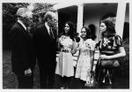 President Gerald Ford with Female Students, 1976