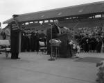 President Harry S. Truman Delivering the Commencement Speech, 1960