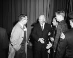 Dwight Eisenhower with Students, 1961