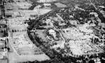 Aerial view of campus, 1954