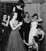 Female Students Getting Ready for Dance, 1950