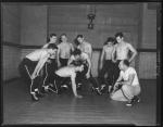F.Collins and Wrestlers,1950