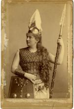 Kate Marvin in costume, 1890