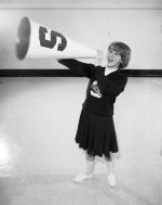 Female cheerleader, 1965