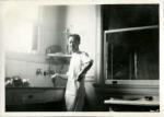Onn Mann Liang in front of sink, circa 1922