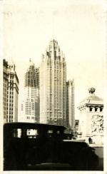 Tribune Tower in Chicago, taken by Onn Mann Liang, 1928