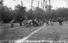 M.A.C-Wabash football game, 1909 title=M.A.C-Wabash football game, 1909