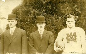 M.A.C. football, manager, coach, and captain, 1910 title=M.A.C. football, manager, coach, and captain, 1910