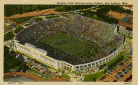 Michigan State Stadium, date unknown title=Michigan State Stadium, date unknown