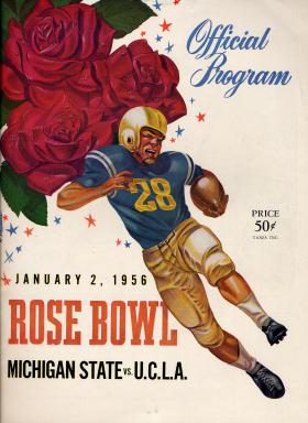 1956 Rose Bowl Program, UCLA-Michigan State title=1956 Rose Bowl Program, UCLA-Michigan State