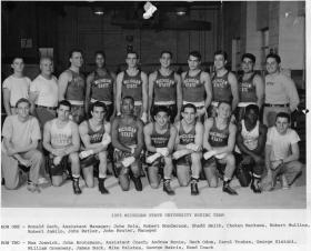 The boxing team, 1955 title=The boxing team, 1955